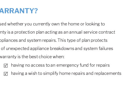 home warranty insurance for appliances